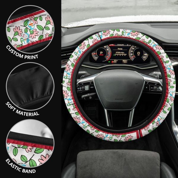 flower patterns anime steering wheel cover gx1mz