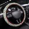 Flower Patterns Anime Steering Wheel Cover