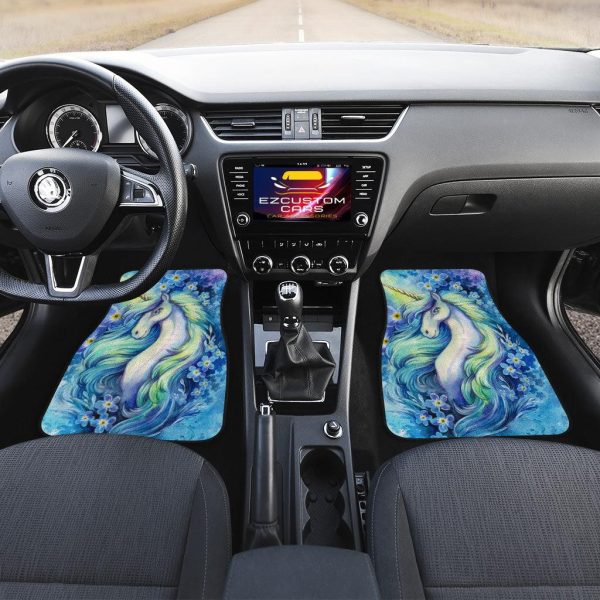 flower unicorn car floor mats custom unicorn car accessories 6de61