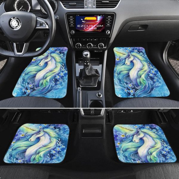 flower unicorn car floor mats custom unicorn car accessories f1aa1