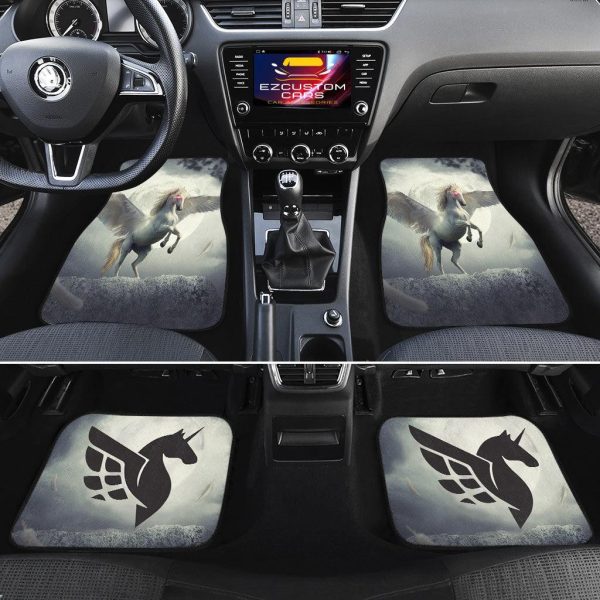 flying unicorn car floor mats custom unicorn car accessories lyyu1