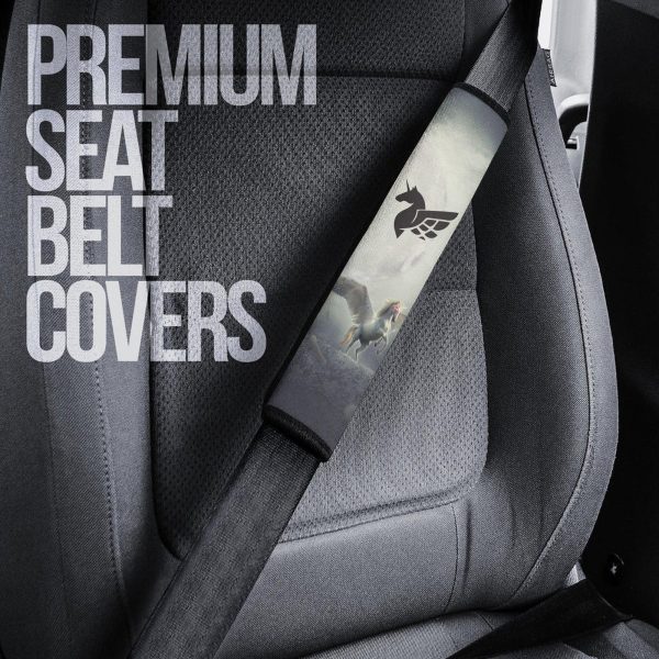 flying unicorn seat belt covers custom unicorn car accessories o5afi