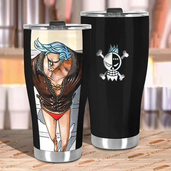 franky car tumblers cup custom anime one piece car accessories ady5e