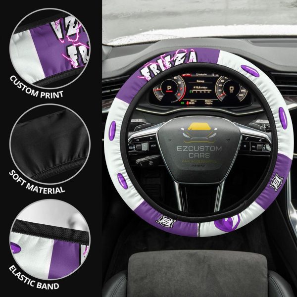 frieza anime steering wheel cover custom dragon ball anime car accessories jmhig