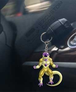 frieza gold keychains custom dragon ball anime car accessories xtbmo