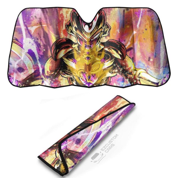 frieza golden dragon ball super car sun shade anime car accessories cdhnq