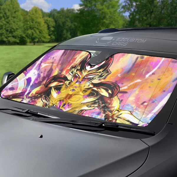 Frieza Golden Dragon Ball Super Car Sun Shade Anime Car Accessories