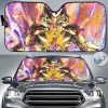 Frieza Golden Dragon Ball Super Car Sun Shade Anime Car Accessories