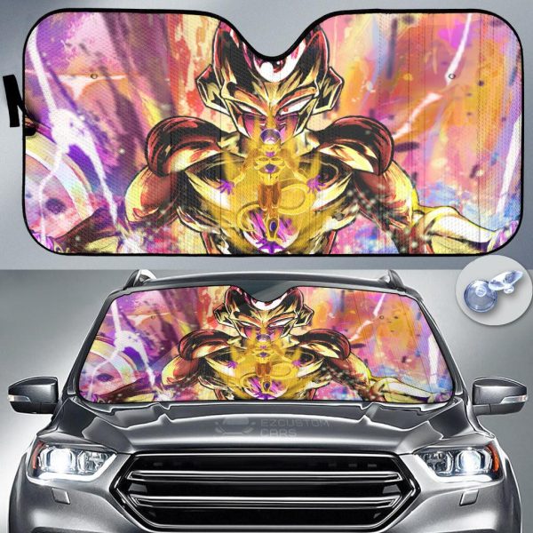 Frieza Golden Dragon Ball Super Car Sun Shade Anime Car Accessories