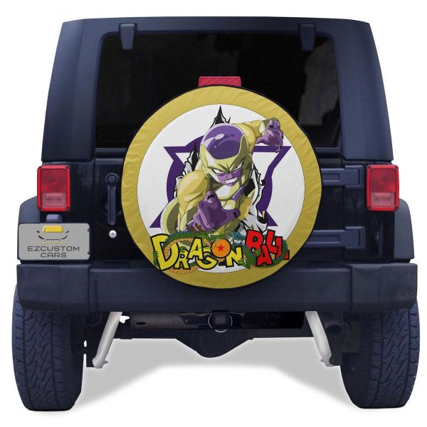 Frieza Golden Spare Tire Cover Custom Dragon Ball Anime Car Accessories