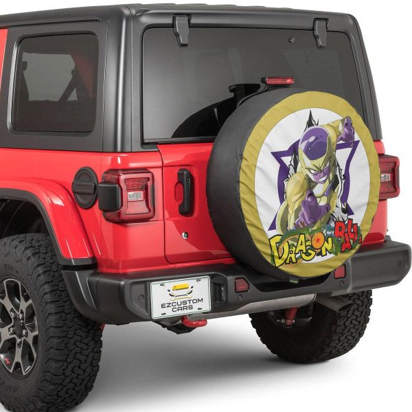 frieza golden spare tire cover custom dragon ball anime car accessories vtxyk