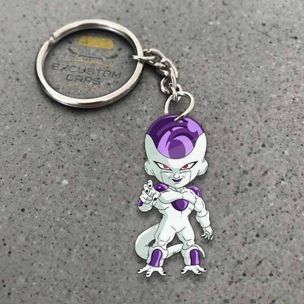Frieza Gold Keychains Custom Dragon Ball Anime Car Accessories