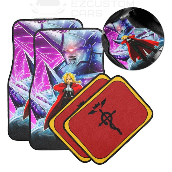 fullmetal alchemist car floor mats anime custom car accessories wvwsc