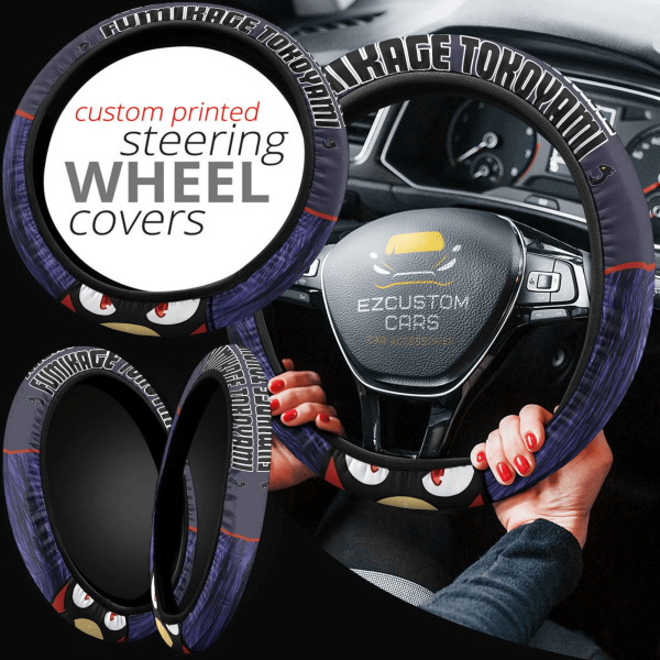 fumikage tokoyami anime steering wheel cover custom anime my hero academia car accessories jvcww