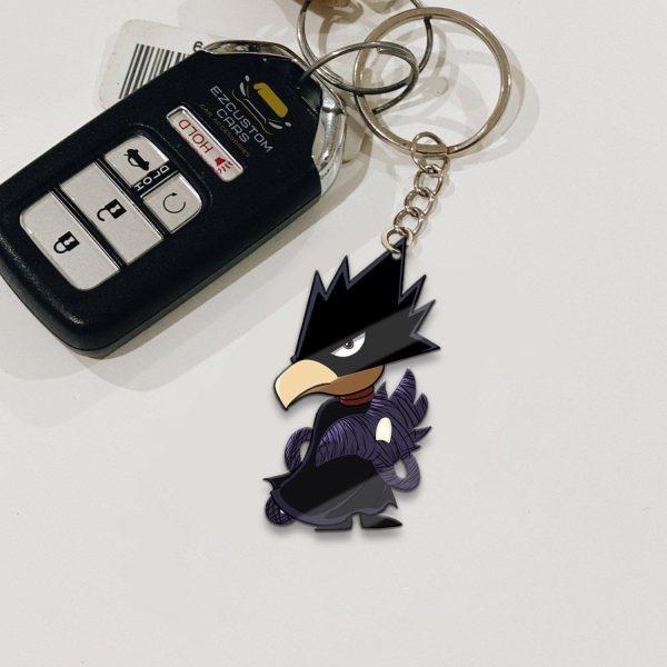 fumikage tokoyami keychains custom my hero academia anime car accessories 3snre