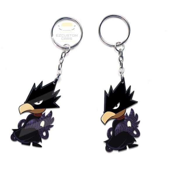 fumikage tokoyami keychains custom my hero academia anime car accessories qmajm