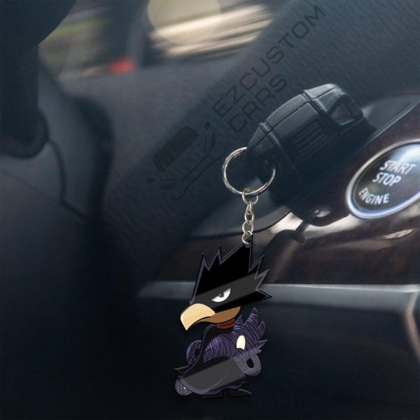 fumikage tokoyami keychains custom my hero academia anime car accessories xhykd