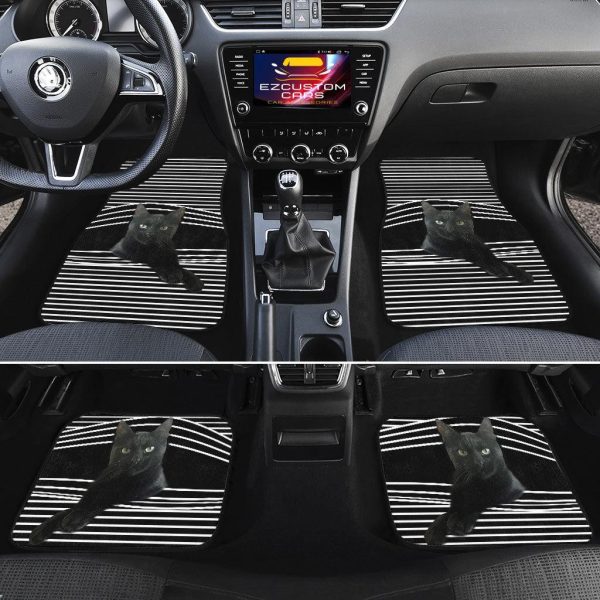 funny cat car floor mats custom animal car accessories atkub