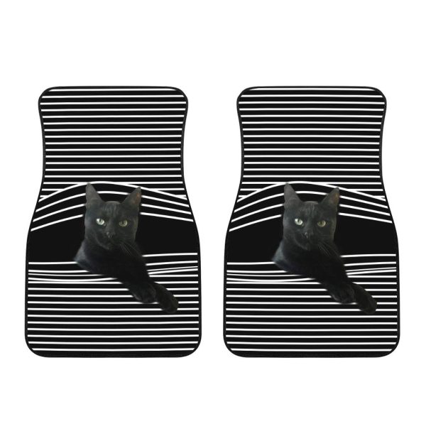 funny cat car floor mats custom animal car accessories wyn8g