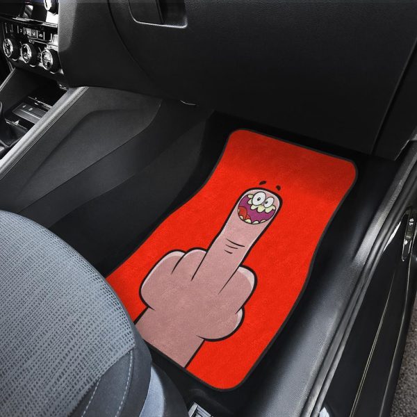 funny middle finger car floor mats r3g7c