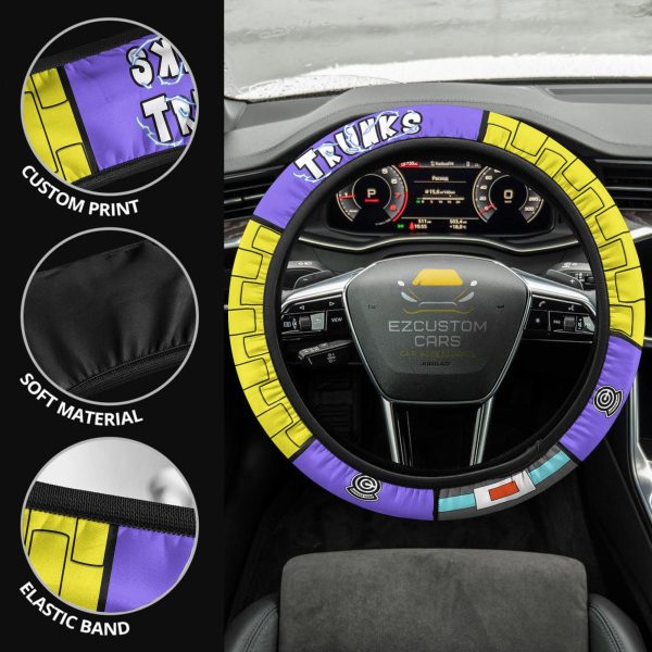 Future Trunks Anime Steering Wheel Cover Custom Dragon Ball Anime Car Accessories