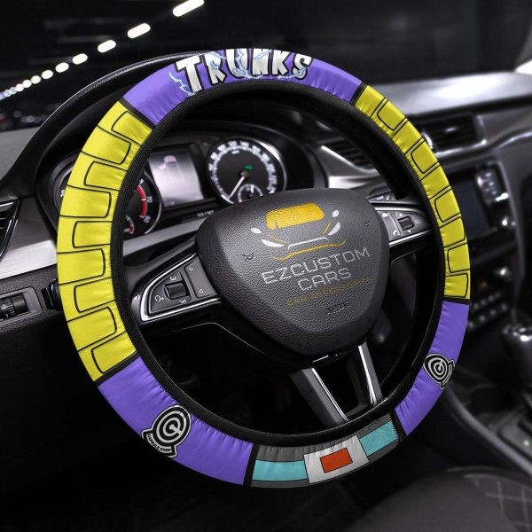 Future Trunks Anime Steering Wheel Cover Custom Dragon Ball Anime Car Accessories Future Trunks Anime Steering Wheel Cover Custom Dragon Ball Anime Car Accessories