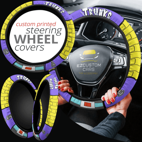 future trunks anime steering wheel cover custom dragon ball anime car accessories ym0pr