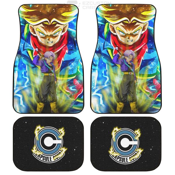 Future Trunks Car Floor Mats Custom Dragon Ball Anime Car Accessories