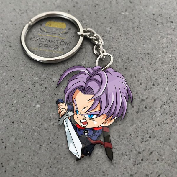 Future Trunks Keychains Custom Dragon Ball Anime Car Accessories
