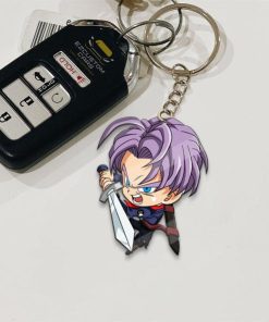 Future Trunks Keychains Custom Dragon Ball Anime Car Accessories