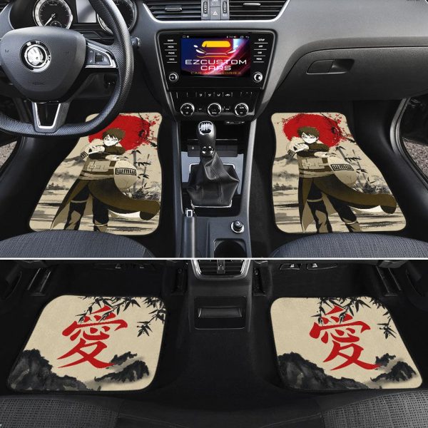 gaara mix antique artwork car floor mats anime naruto car accessories qgt2w