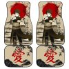 Gaara Mix Antique Artwork Car Floor Mats Anime Naruto Car Accessories