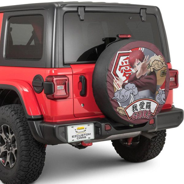gaara spare tire cover naruto anime custom car accessories pjrlm