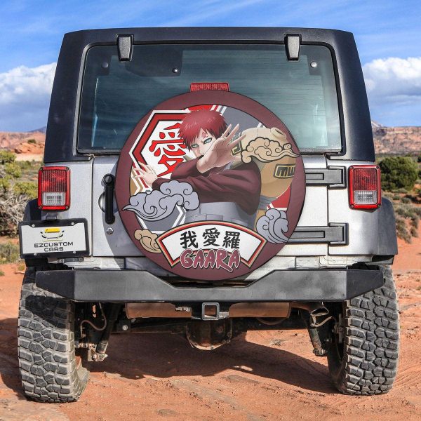 gaara spare tire cover naruto anime custom car accessories pposs