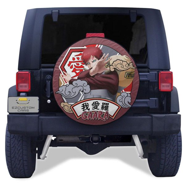 Gaara Spare Tire Cover Naruto Anime Custom Car Accessories