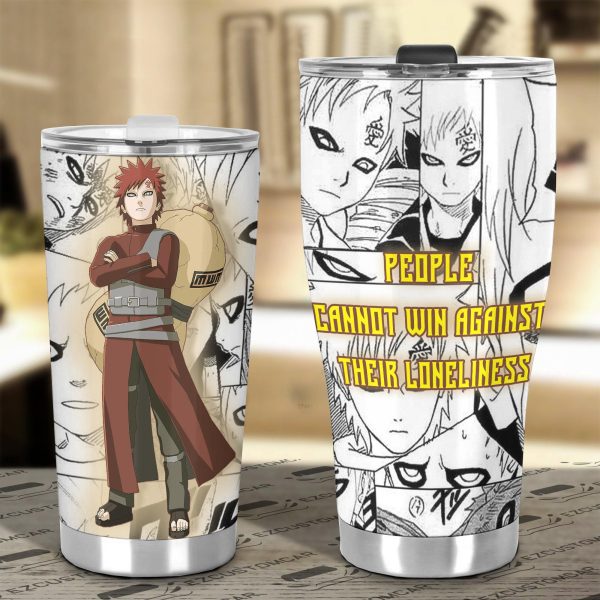 gaara stainless steel tumbler naruto 9ojlr
