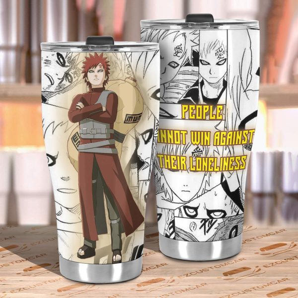 gaara stainless steel tumbler naruto ltfav