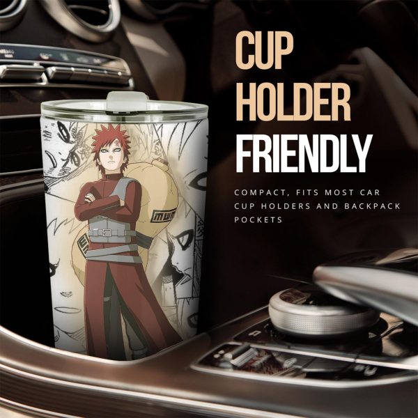 gaara stainless steel tumbler naruto v7ox8