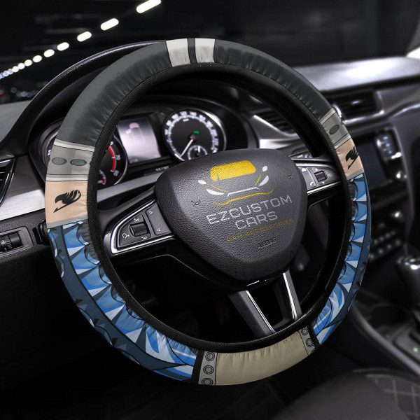 Gajeel Redfox Fairy Tail Anime Steering Wheel Cover