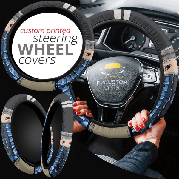 gajeel redfox fairy tail anime steering wheel cover luot3