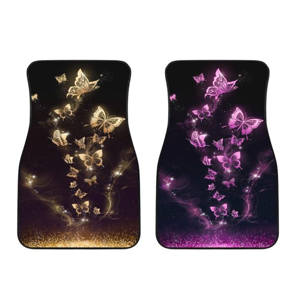 galaxy butterfly car floor mats custom butterfly car accessories e97wp