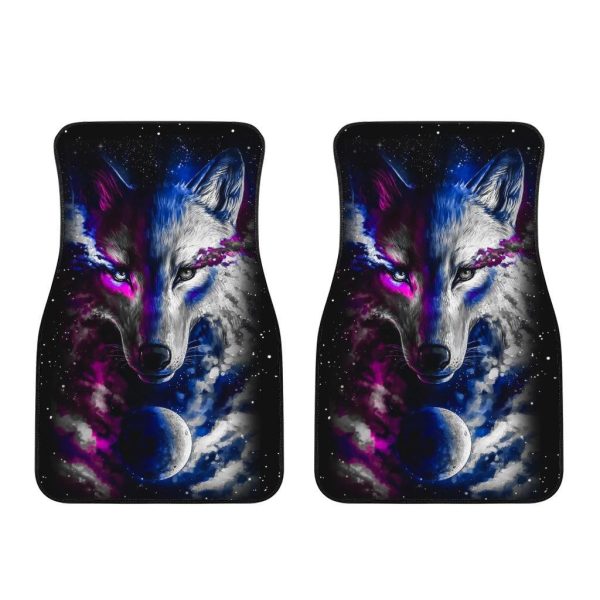 galaxy wolf car floor mats custom animal car accessories lwjpx