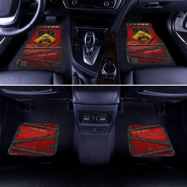 Game Zone Warning Car Floor Mats