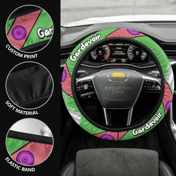gardevoir pokemon anime steering wheel cover dqeih