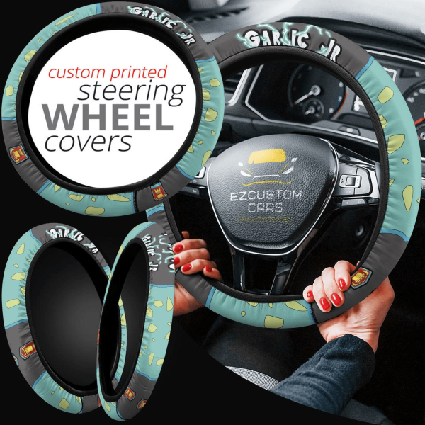 garlic jr anime steering wheel cover custom dragon ball anime car accessories jxeal