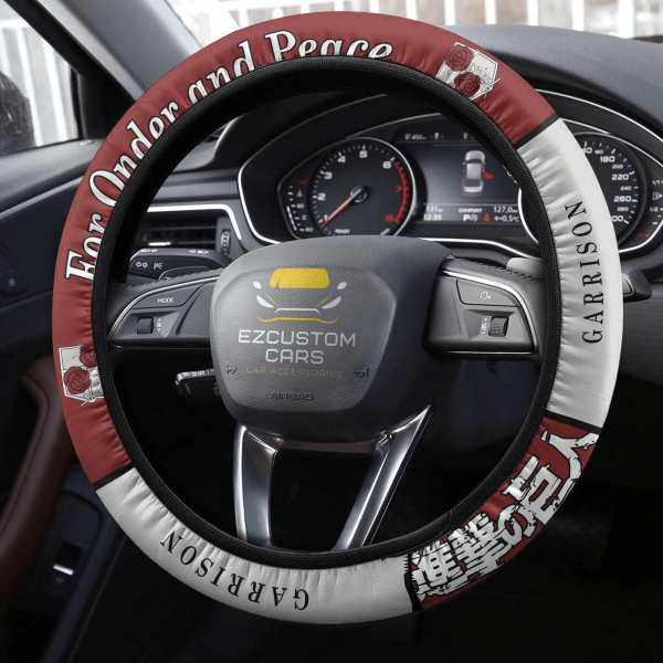 garrison regiment symbols anime steering wheel cover custom anime attack on titan car accessories wwvm6