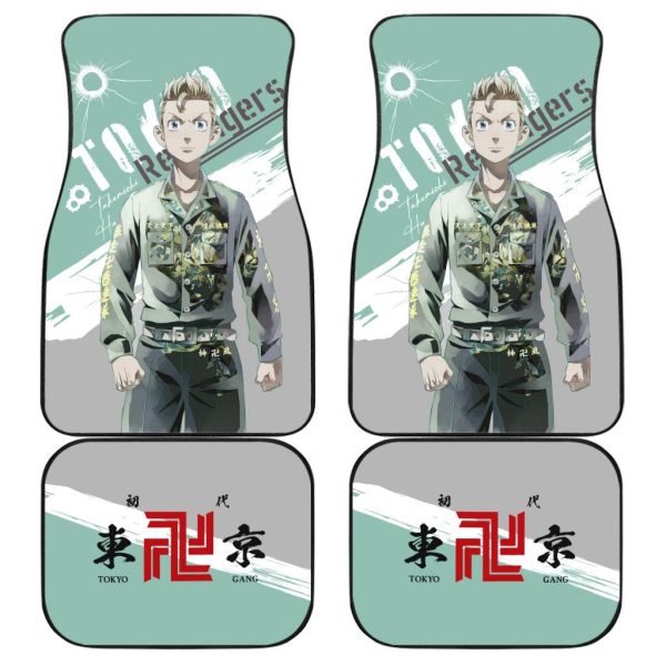 gear up for adventure with tokyo revengers car floor mats set of 4 hy8jz