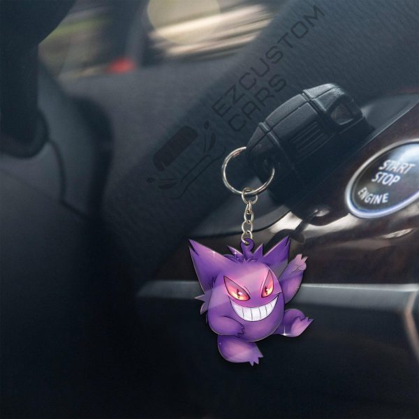 gengar pokemon keychains 76pkb