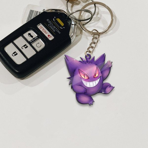 gengar pokemon keychains nn3d8