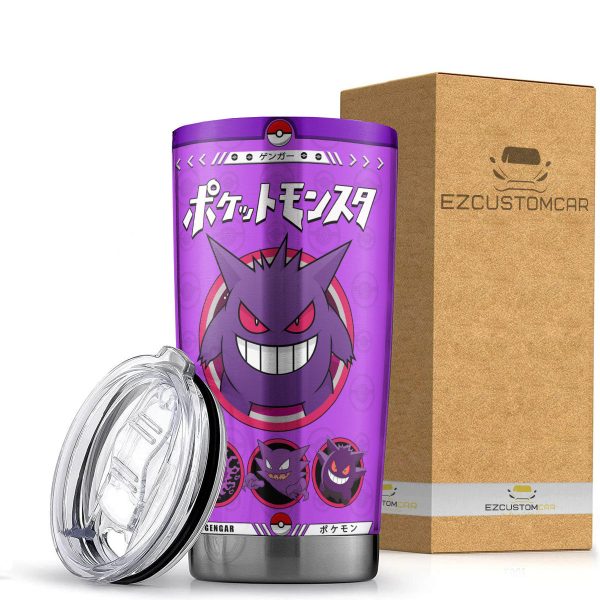 Gengar Travel Mug – Ideal Tumbler for Your Pokemon Collections